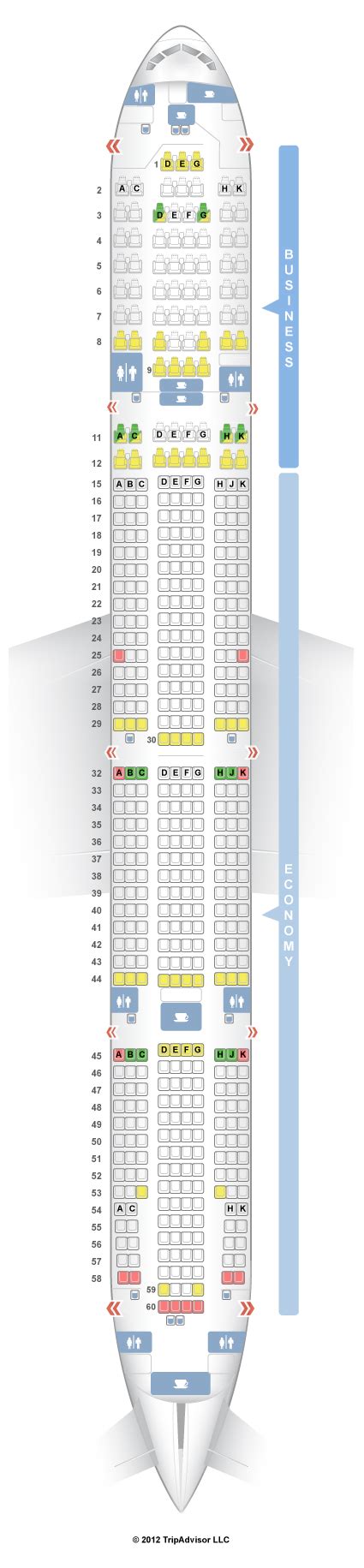 boeing 773 seat map|aircraft 773 seating chart.